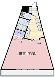 PAL-98 1Kの間取図画像