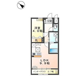 STAR WINGS 1LDKの間取図画像