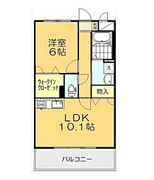 Ambition 1LDKの間取図画像