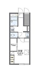 レオパレスグラン・エスペランサ 1Kの間取図画像