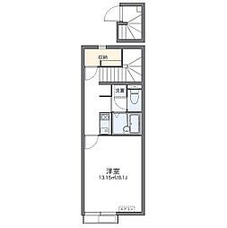 レオネクストグロリア京橋南 1Kの間取図画像