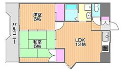 メゾン・ディエトワール 2LDKの間取図画像