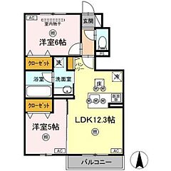 物件の間取り