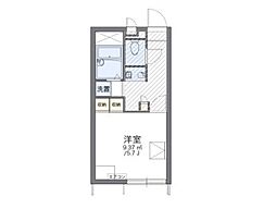 レオパレスジェイ新福 1Kの間取図画像