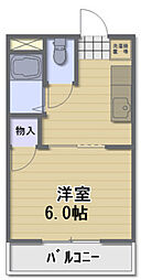 ロイヤル神田 1Kの間取図画像