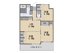 ル・メドサン 3LDKの間取図画像
