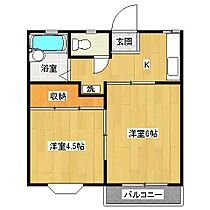 東京都東久留米市本町1丁目（賃貸アパート2K・2階・29.81㎡） その2