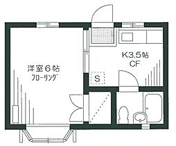 東京都清瀬市松山3丁目（賃貸アパート1K・1階・19.87㎡） その2