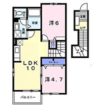 ベル・フィオーレ　Ｃ棟 203 ｜ 宮崎県都城市久保原町11街区57の3号（賃貸アパート2LDK・2階・50.27㎡） その2