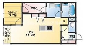 宮崎県都城市志比田町（賃貸アパート1LDK・1階・41.39㎡） その2