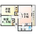 名谷農住F棟3階5.0万円