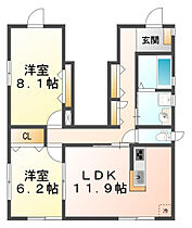 Casa familiar  ｜ 兵庫県神戸市垂水区中道6丁目1-23（賃貸アパート2LDK・1階・69.37㎡） その2