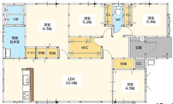 間取りを拡大表示