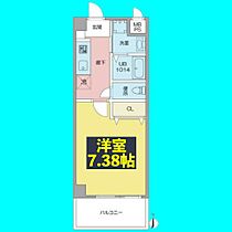 South Valley浅間  ｜ 愛知県名古屋市西区新道2丁目11-9（賃貸マンション1K・2階・24.88㎡） その2