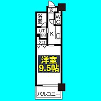 CASTELLO LUSSO  ｜ 愛知県名古屋市西区菊井1丁目12-7（賃貸マンション1K・2階・30.28㎡） その2