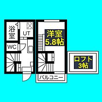 casa figliola (カーサ フィッリョーラ)  ｜ 愛知県名古屋市西区枇杷島3丁目20-21（賃貸アパート1K・1階・24.30㎡） その2