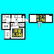 ブルースカイ  ｜ 愛知県名古屋市中村区鈍池町2丁目65-1（賃貸アパート1K・2階・20.10㎡） その2