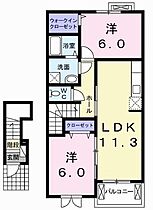 兵庫県西脇市小坂町（賃貸アパート2LDK・2階・57.21㎡） その2