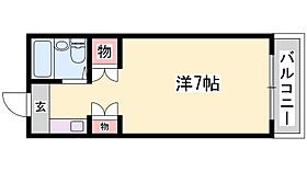 兵庫県姫路市花影町１丁目（賃貸マンション1R・2階・20.50㎡） その2