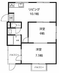 三景コーポ 1階