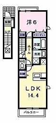 間取図画像 1LDK