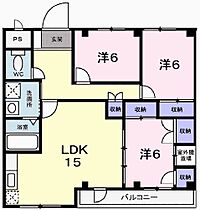 3階 / 3LDK / 72.73㎡