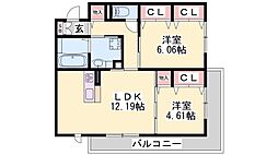 ヴィラ ルーチェ 3階