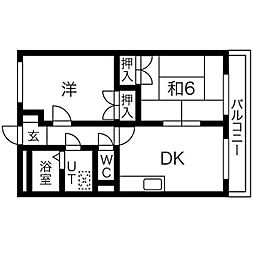 コスモハイツ 2階