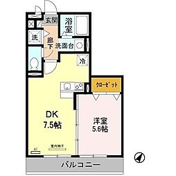 間取図画像 1DK