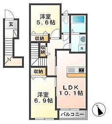 ディア・ベルジュ 2階