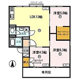 セジュール北八代 A棟 1階/A101