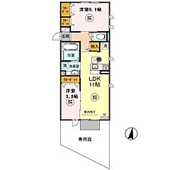 物件の間取り