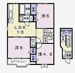 クインシー5 3LDKの間取図画像