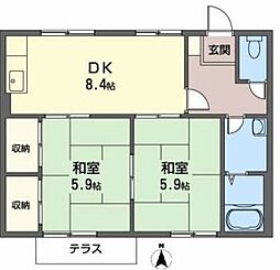 コートヴィレッジII 1階