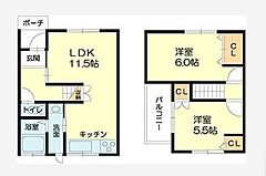物件の間取り