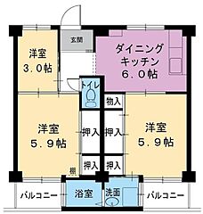 物件の間取り