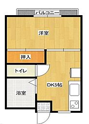 河原サンハイツ C棟 1階/109