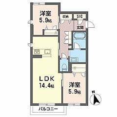 物件の間取り