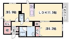物件の間取り