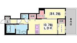 FeliceCasa 1LDKの間取図画像