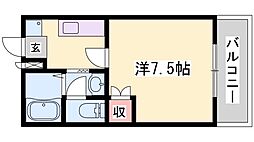 アメニティ水上 1Kの間取図画像