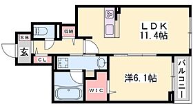 1階 / 1LDK / 46.58㎡