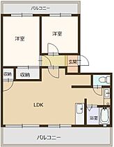 兵庫県姫路市豊富町甲丘１丁目（賃貸マンション2LDK・2階・49.47㎡） その2