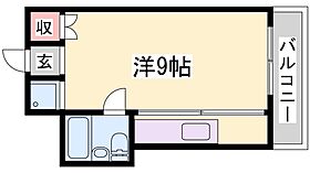 1階 / 1K / 23㎡