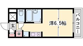 兵庫県姫路市北平野２丁目（賃貸マンション1R・1階・24.84㎡） その2