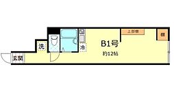 西武新宿線 沼袋駅 徒歩7分の賃貸アパート 1階2Kの間取り