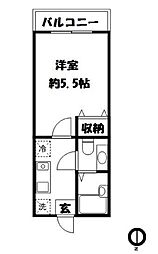 間取図画像 1K