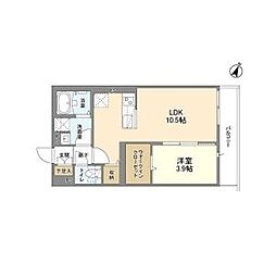 間取図画像 1LDK