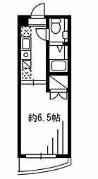 F.S.C新宿マンション 1Kの間取図画像