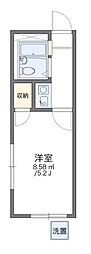 レオパレス北新宿 1Kの間取図画像